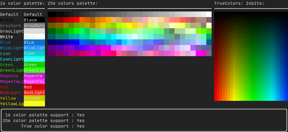 Colors Demo