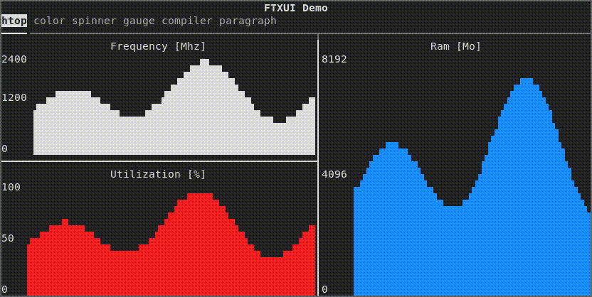 FTXUI Demo